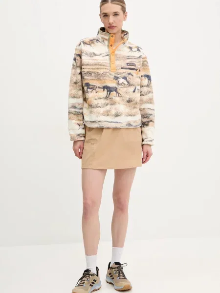 Columbia spódnica sportowa Weekend Rays mini prosta beżowy