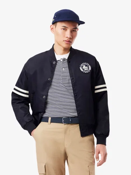 Ремень Lacoste с ремешками синий