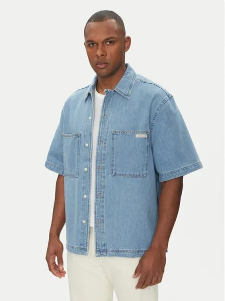 Calvin Klein Jeans дънкова риза Bowler син