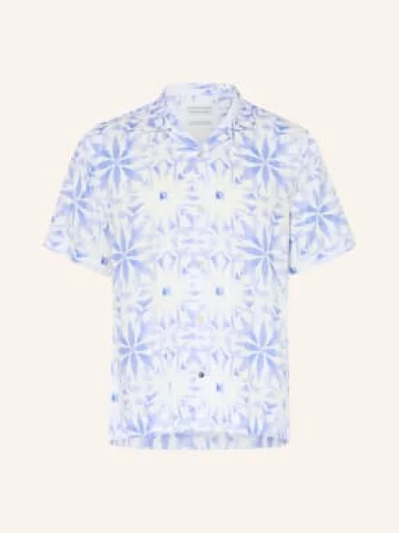 Colours & Sons Letní Košile Greek Tile Regular Fit / modrá bílá