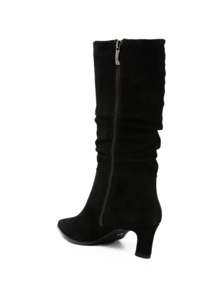 Botine Tamaris din piele de căprioară negru