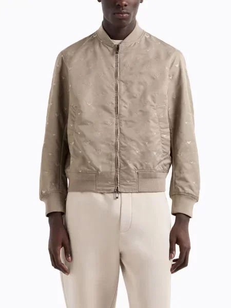 Бомбер Emporio Armani коричневый