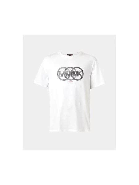 Tricou Michael Michael Kors cu autograf alb