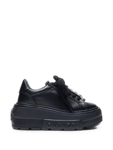 Sneakerși Casadei din piele negru