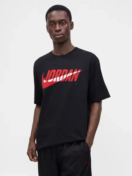 Jordan Tričko Brooklyn Essentials červená biela čierna
