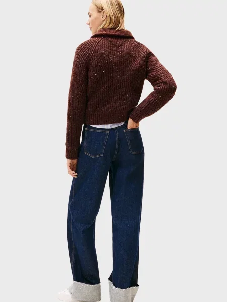 Светр Tommy Jeans коричневий