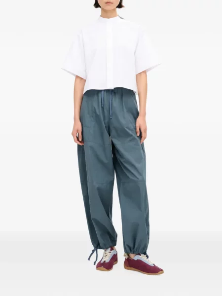 Gėlėtos bėgimas su raišteliu kelnės Kenzo mėlyna