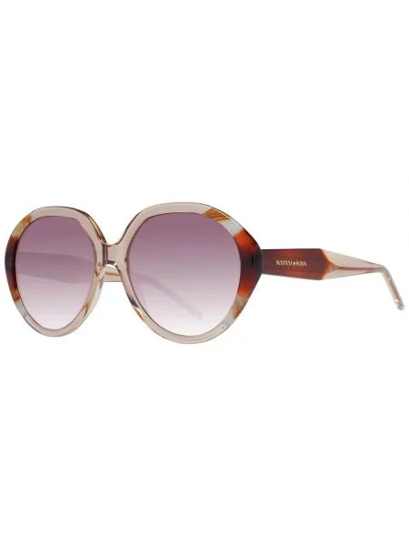 Okulary przeciwsłoneczne Scotch & Soda brązowe