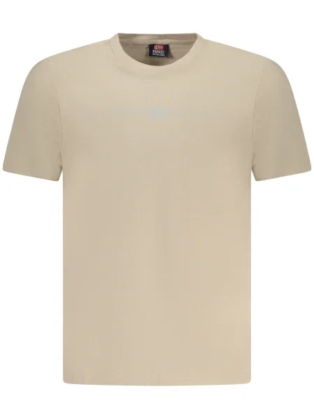 Къс тениска Norway 1963 бежово