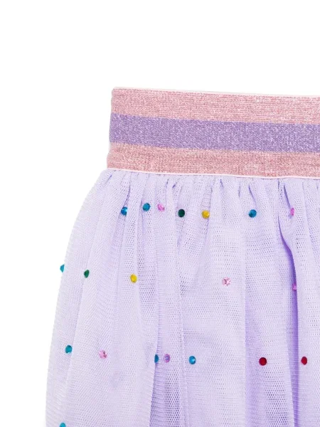 Dětské sukně Stella Mccartney fialové