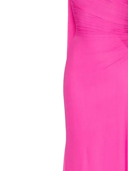 Rochie Herve L. Leroux asimetrică roz