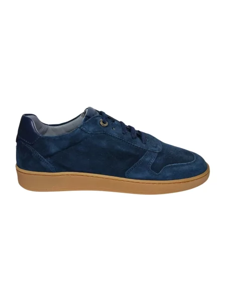 Sneakersy Pollini zamszowe niebieskie