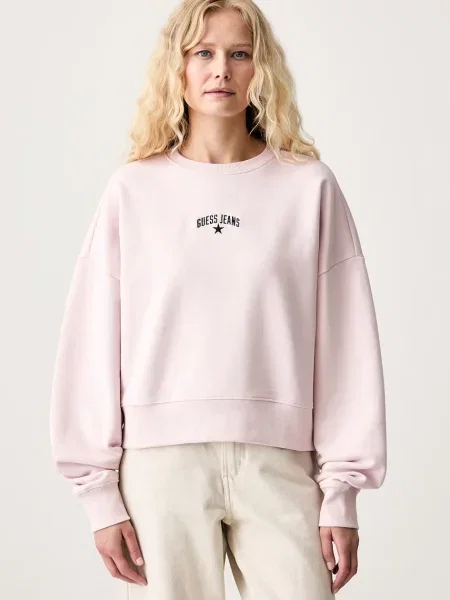 Guess Jeans hanorac pentru femei din roz