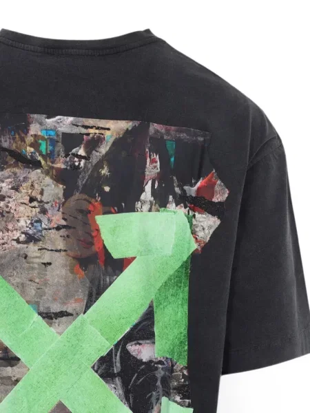 Tricou Off-white cu imagine alb