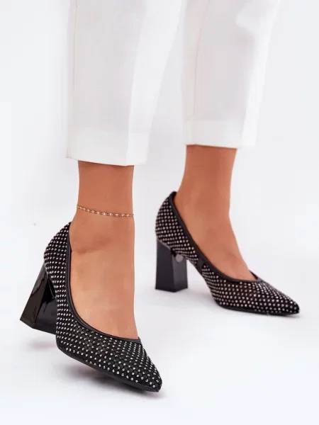 Pantofi cu toc Vinceza negru