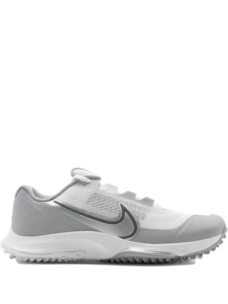 Половин цип маратонки Nike Air Zoom бродирани бяло