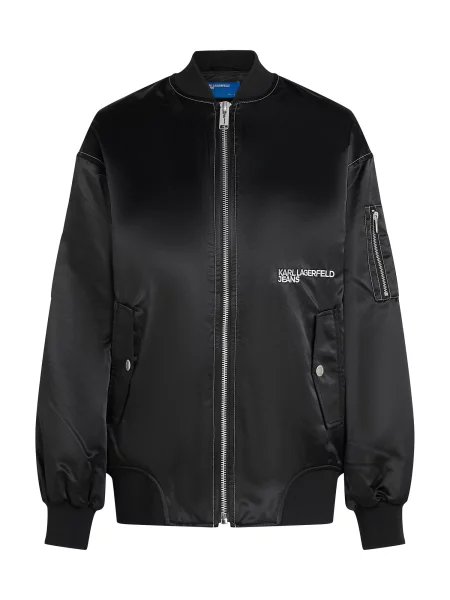 KARL LAGERFELD JEANS Geacă de primăvară-toamnă negru alb