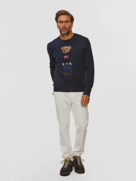Sweter Polo Ralph Lauren niebieski