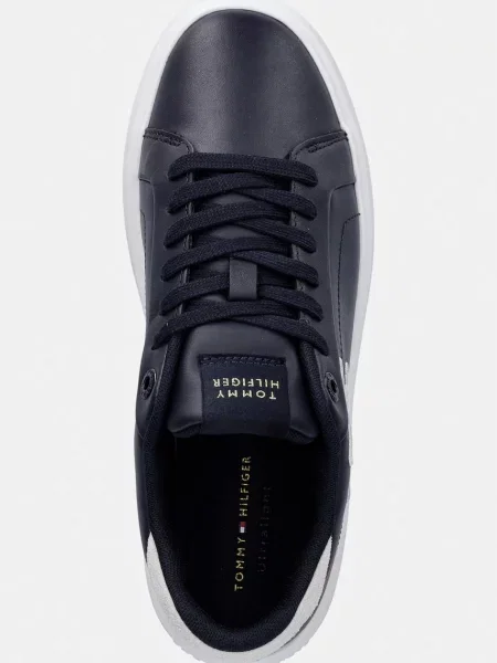 Tommy Hilfiger TH ICON COURT SCRIPT маратонки дамски от кожа