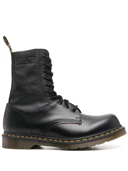 Botine Mm6 Maison Margiela din piele negru
