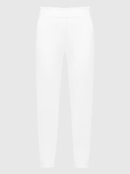 Джогери з вишивкою логотипа Ermanno Scervino білі