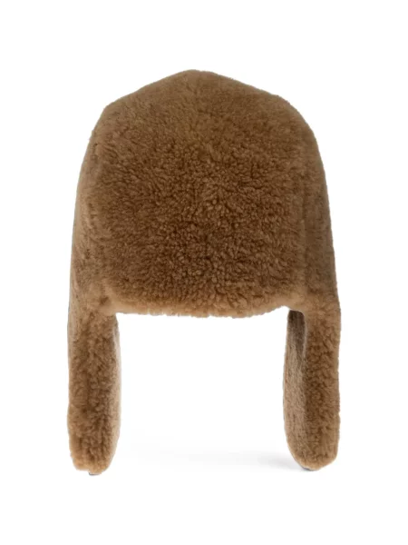 Căciulă Loewe din piele de oaie maro