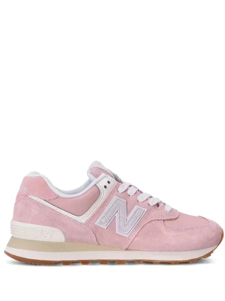 Kožne tenisice New Balance 574 ružičasta