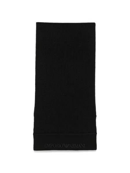 Fular Emporio Armani cu autograf negru