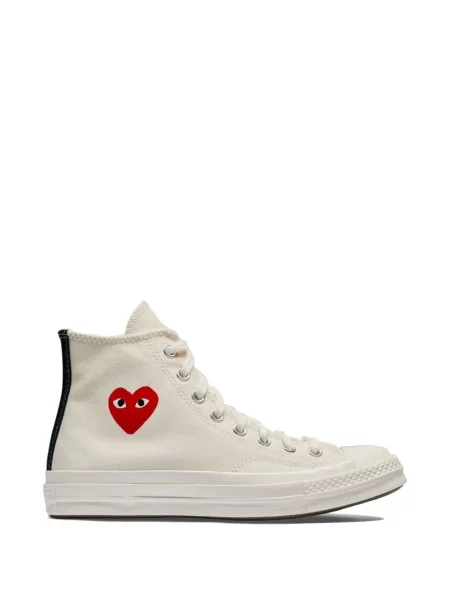 Sneakerși Comme Des Garcons Play cu motiv cu inimi