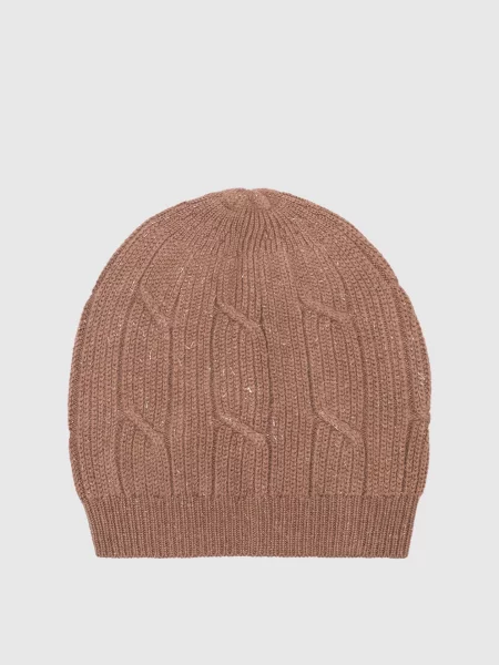 Шапка Peserico коричневая