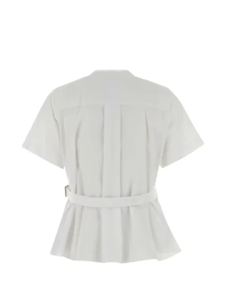 Cu centură tricou Sacai alb