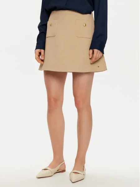 Tommy Hilfiger Fustă mini bej