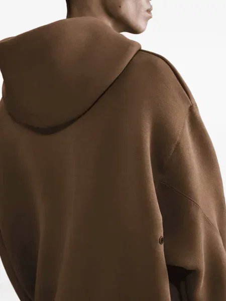 Șlapi Nike cu șireturi din dantelă cu imagine maro