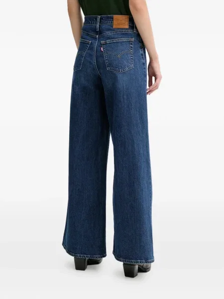 Blugi drepți Levi's® cu dungi negru