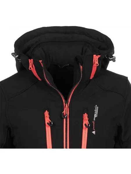 Geacă Peak Mountain softshell negru