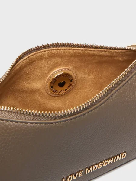 Сумка Moschino бежевая