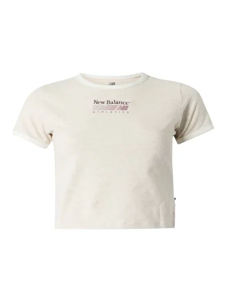 New balance Tricou nisipiu / ciocolatiu / pal roz