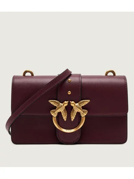 Geanta crossbody Pinko din piele roșu