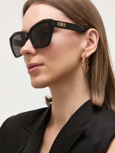 Слънчеви очила Balenciaga черно