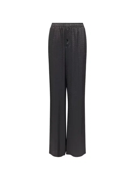 Pantaloni Mm6 Maison Margiela din jacard gri