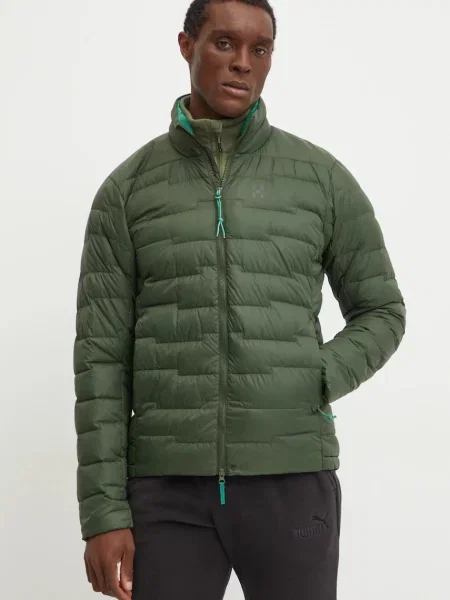 Пухено спортно яке Haglöfs ROC Flash преходен модел зелено