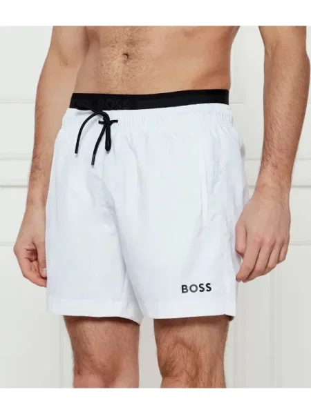 Sport rövidnadrág Boss Black fehér