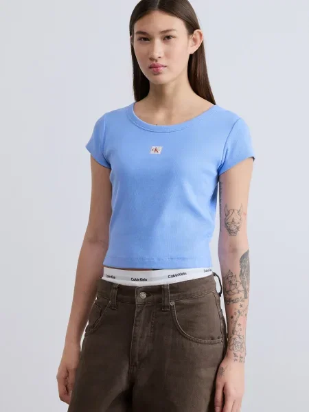Calvin Klein Jeans Tricou deschis albastru