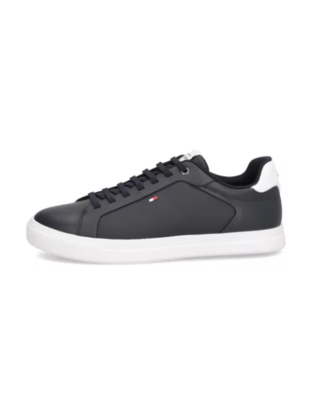 Kožené tenisky Tommy Hilfiger modré