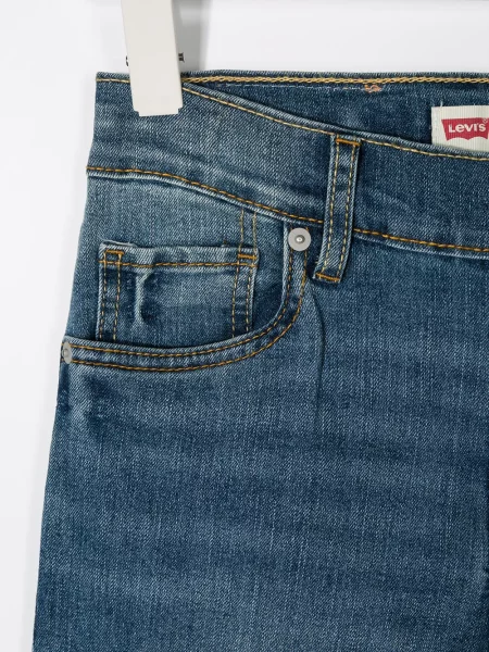 Jeansy skinny dziecięce Levi's niebieskie