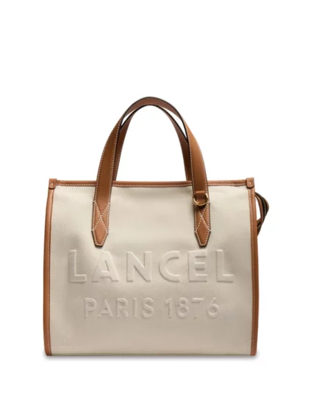 Shopperka Lancel beżowa