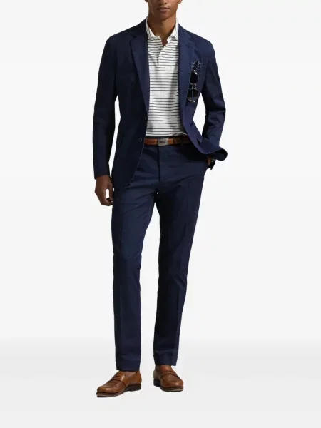 Pletene sportske kratke hlače Polo Ralph Lauren s printom bijela