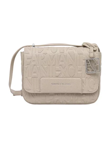 Armani Exchange torebka crossbody beżowa