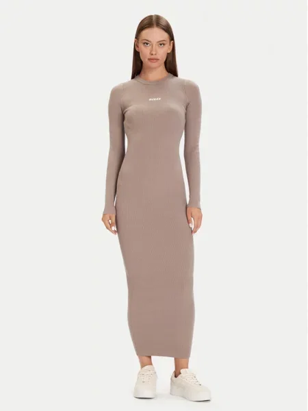 Guess Pletena obleka roza