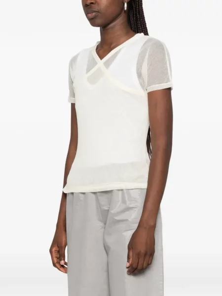Tricou Paloma Wool de lână galben